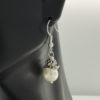 earrings for sensitive ears | Pearl Silver Cap Earrings