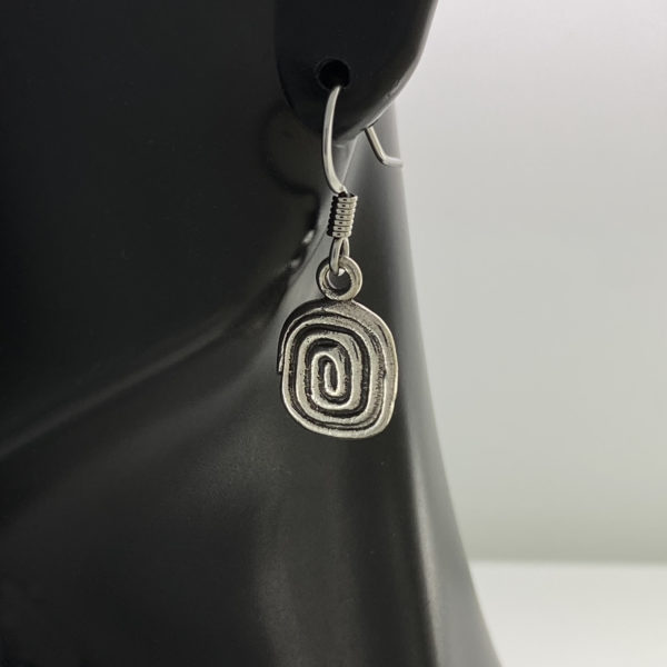 Sterling Silver Spiral Earrings – JCL179