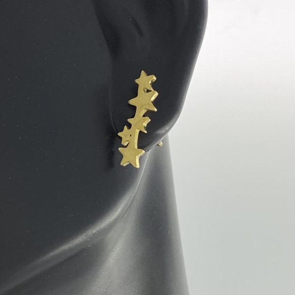 Beatrix Gold Star Crawler Earrings – JSP126-231g