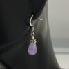 hypoallergenic earrings | Lavender Cape Amethyst Teardrop Earrings