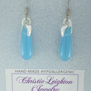 Turquoise Quartz Teardrop Earrings – JCL189