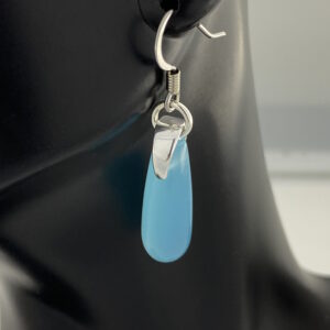 Turquoise Quartz Teardrop Earrings – JCL189