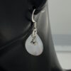 hypoallergenic earrings | Mother of Pearl Teardrop Disc Earrings
