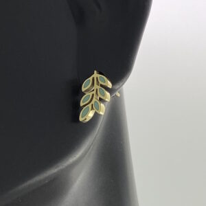 Rowen Leaf Mint Earrings – JSP126-352g