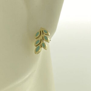 Rowen Leaf Mint Earrings – JSP126-352g