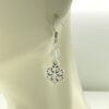 hypoallergenic earrings | Silver Snowflake with Crystal Earrings