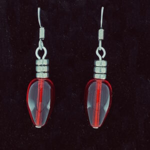 Red Christmas Bulb Earrings – JCL219