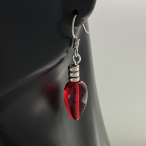 Red Christmas Bulb Earrings – JCL219