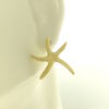 hypoallergenic earrings | Starfish Hope in Gold