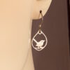 handmade earrings | Sterling Silver Wren Earrings