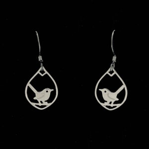 Sterling Silver Wren Earrings – JCL230